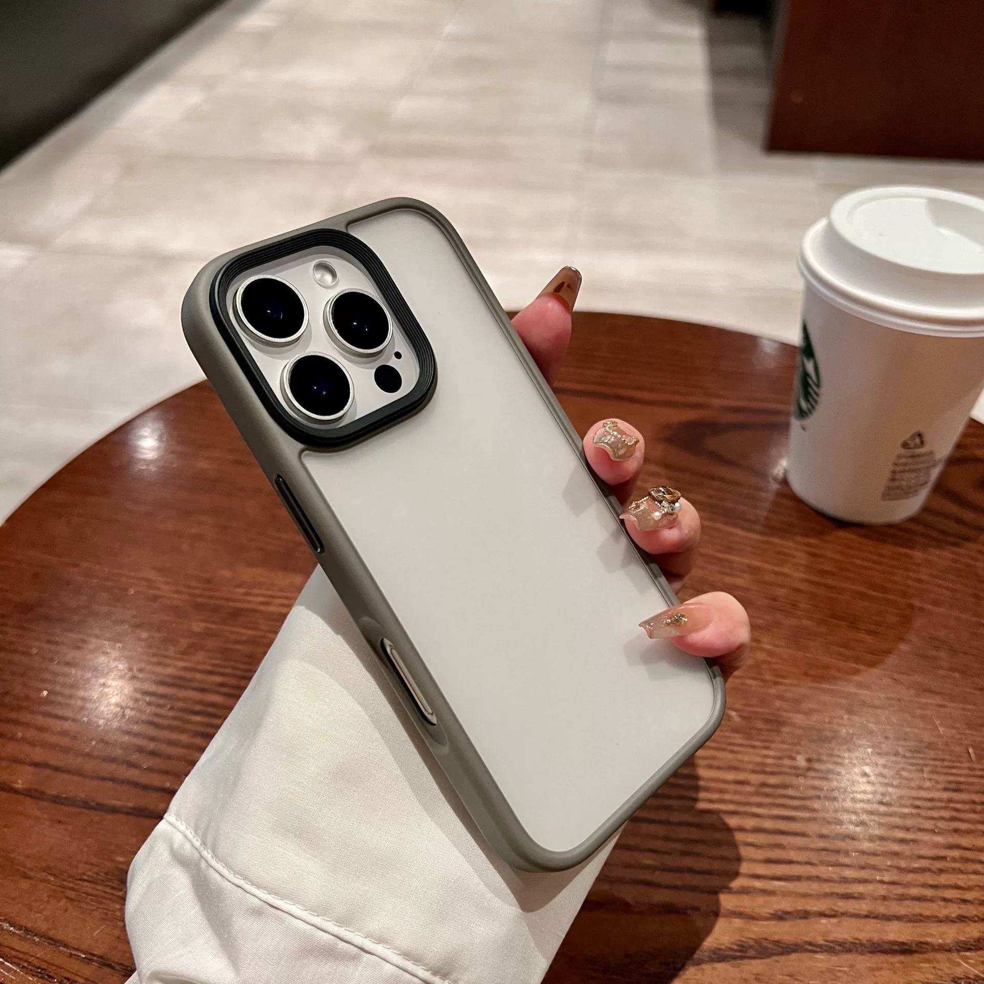 Apple iPhone 16 классический матовый чехол для телефона, совместим с Pro, защитный чехол