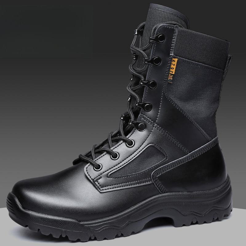 Ultra-light Thin Breathable Explosion-proof Shoes Combat Boots Special Forces Shoes High-top Military Training Boots Desert Martin Boots Men's Summer