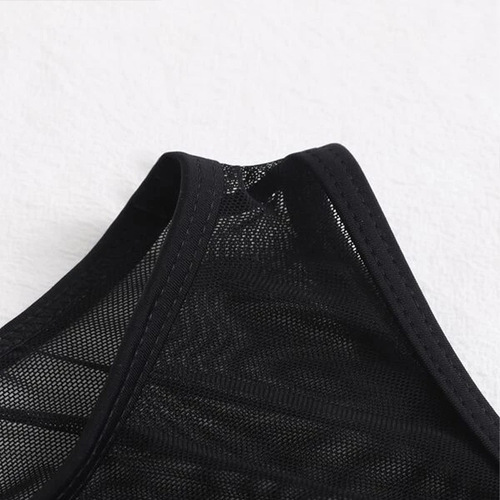 2024 summer new Amazon mesh long skirt transparent bikini European and American sexy single cover-up swimsuit bikini