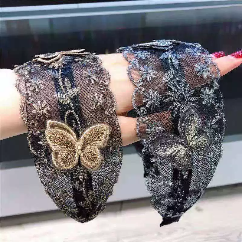 Фабрика прямых продаж обруч для волос бабочки новая широкополая карточка для волос