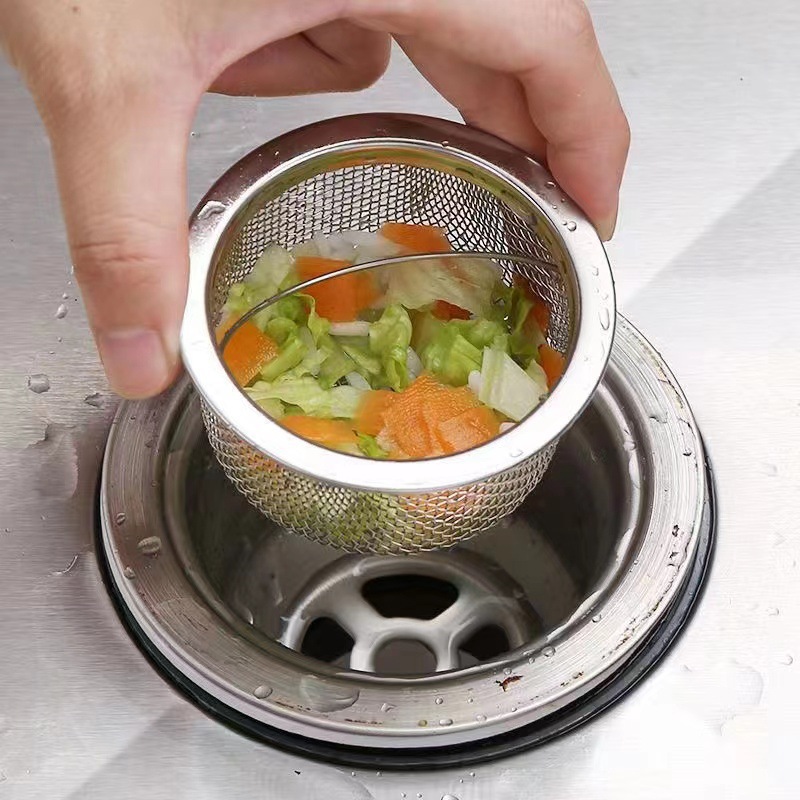 Filtro de Fregadero de Cocina de Acero Inoxidable con Mango