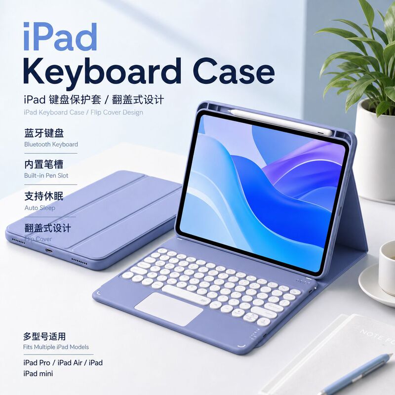 Suitable for iPad Apple Air 5/7/8 with pen slot, tablet case for Pro 11 with touch keyboard, A16 iPad protective cover Suitable for iPad Apple Air 5/7/8 with pen slot, tablet case for Pro 11 with touch keyboard, A16 iPad protective cover