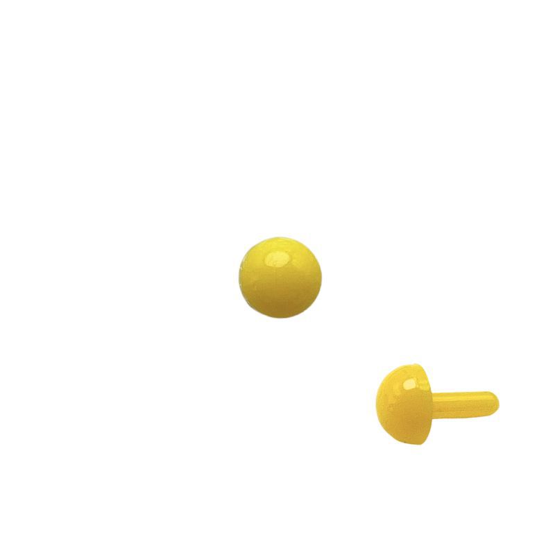 Ojo redondo pie recto mango recto ojo nariz poke fieltro de lana Twist stick DIY accesorios de muñeca hechos a mano