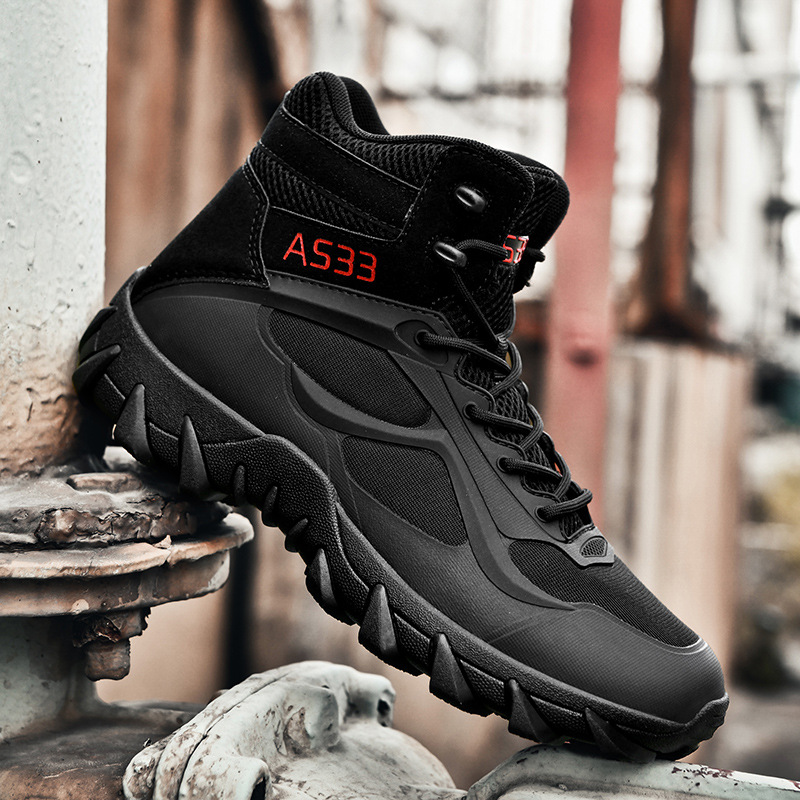 Magnan transfronterizo gran ventilación botas tácticas tropas especiales al aire libre caminata desgaste entrenamiento botas de combate botas militares de alto nivel