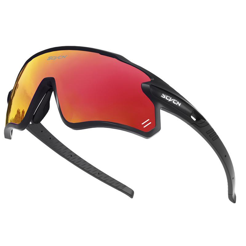 Gafas Polarizadas Deportivas de Ciclismo de TR90, Protección contra Viento y Arena, Apto para Miopía, para Ciclismo