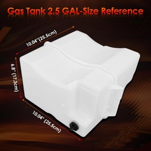 Lawn Mower Fuel Tank Assembly Lawn Tractor Gas Tank 2.5 Gallons 581290101 Fuel Tank