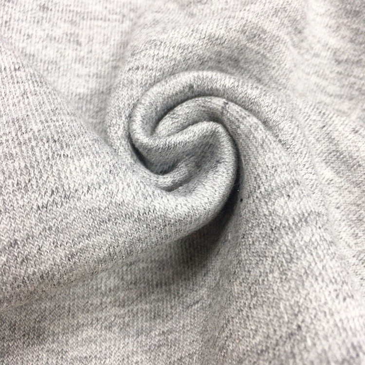 供应针织TCR拉毛绒布280g男女卫衣套头衫麻灰单面磨抓绒面料