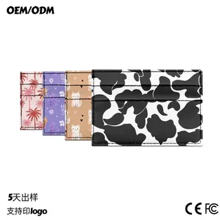 OEM定制logo印花卡包pu多卡位卡套uv印刷名片夹证件卡套礼品卡包