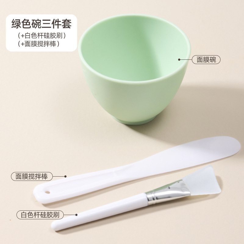 卸売りのシリカゲルのマスクの碗のセットのdiyのマスクのブラシはマスクのツールの柔らかい毛のマスクの棒のスプーンの美を塗ります。|undefined