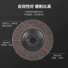 整件百叶片打磨磨片木工磨机磨光叶轮不锈钢抛光片金属抛光磨砂片