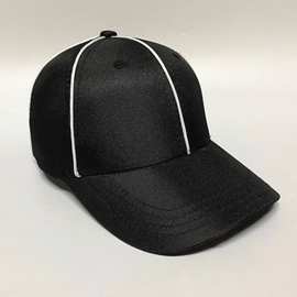 黑色全棉百搭时尚批发棒球帽运动户外鸭舌帽定制LOGO刺绣儿童帽子
