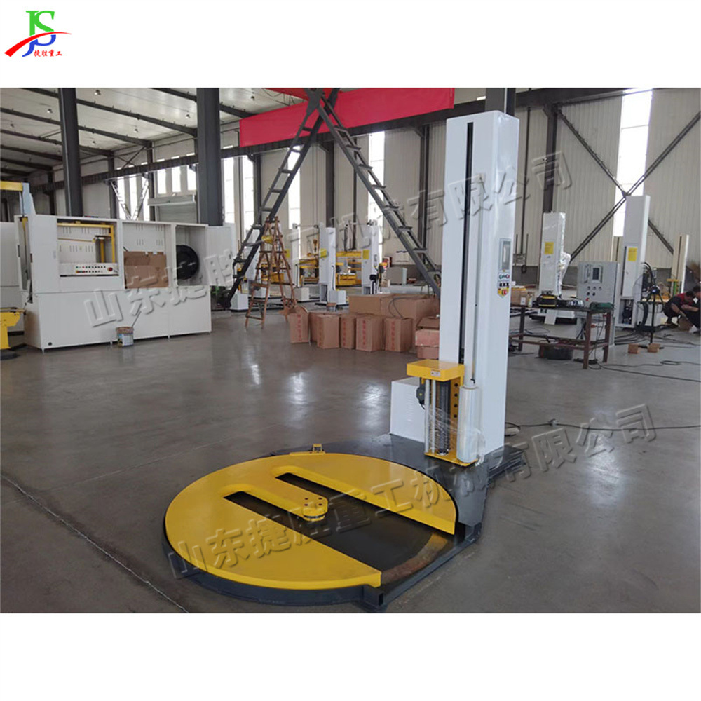 Máquina de enrollamiento de película de fondo M máquina de enrollamiento de pre-estiramiento de película de carga de fábrica química máquina de envasado de paneles de puerta tipo carretilla elevadora