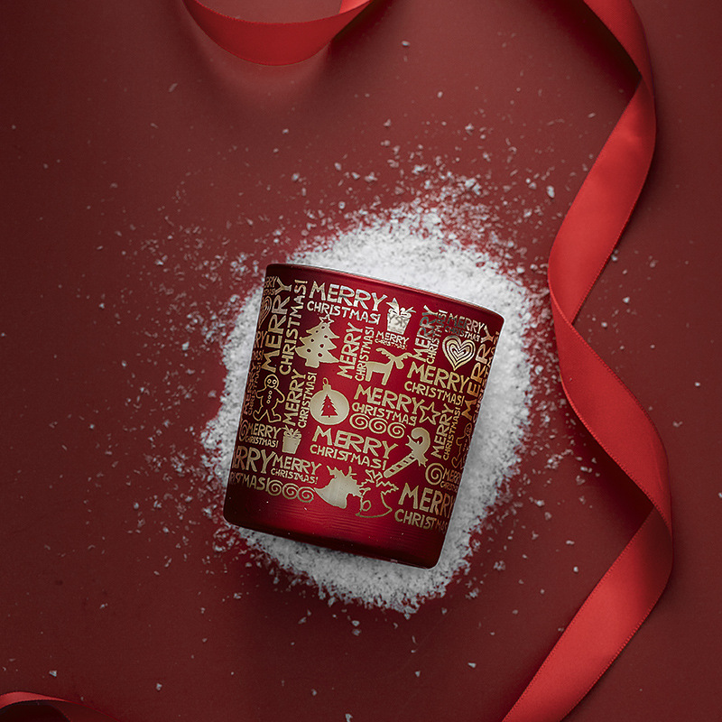 Navidad decoración de flores y frutas set de vela de perfume de Navidad regalos excelentes fragrancias de armario