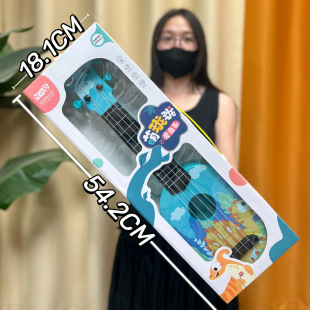Children can play guitar toys educational early education musical instruments simulation cartoon ukulele music toys wholesale