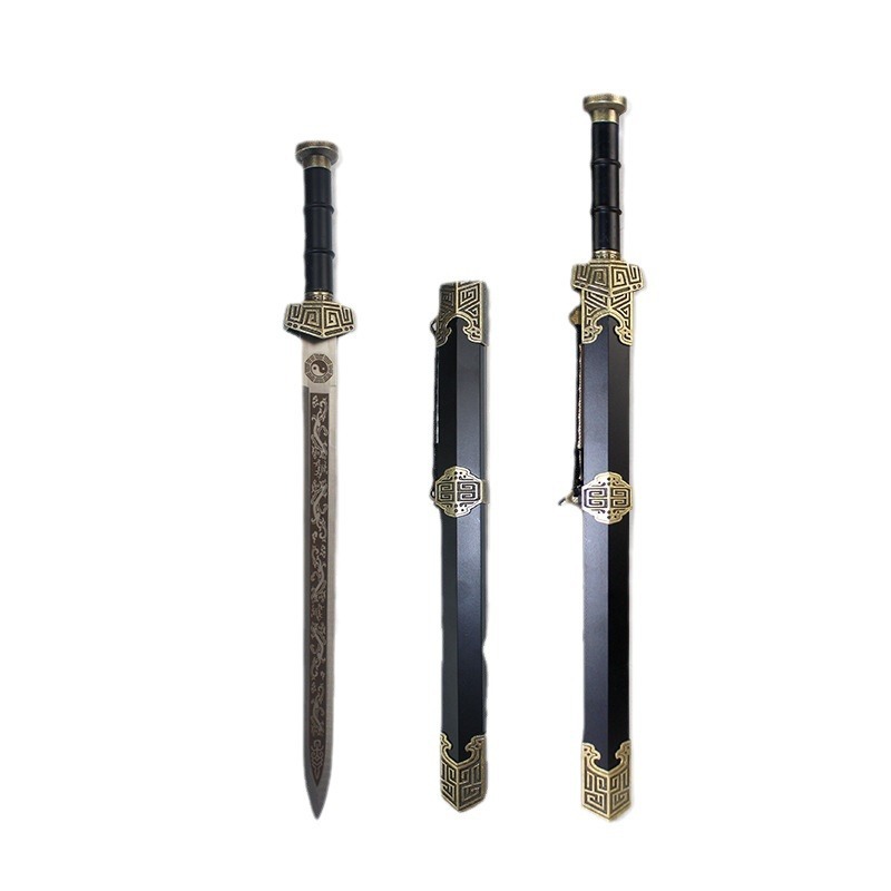 45cm 秦王剣合金製古代武器 秦始皇剣 越王剣 如意剣 金属製名剣模型飾り|undefined