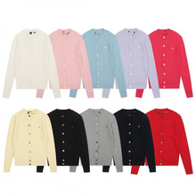 跨境外贸可扫码-RL拉夫小马刺绣基础百搭款麻花针织开衫长袖