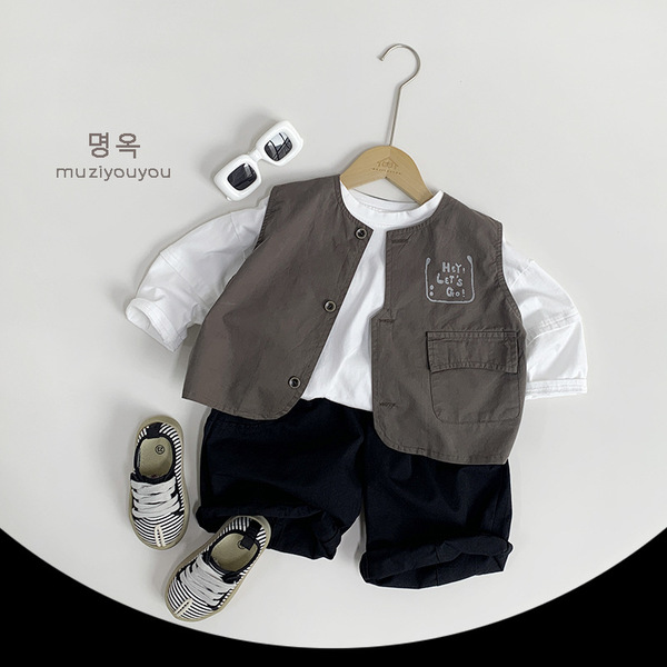 Cotton thin children's summer casual trousers for leisure for men…