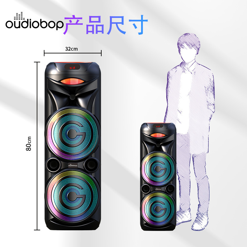 クロスボーダー新双10インチ広場舞音響マイク挿入k歌サブウーファbluetooth大スピーカー無線マイク|undefined