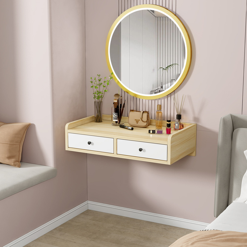 Suspended Dressing Table Bedside Wall-Mounted Makeup Table Laptop Table Wall-Mounted Desk Writing Study Table Simple