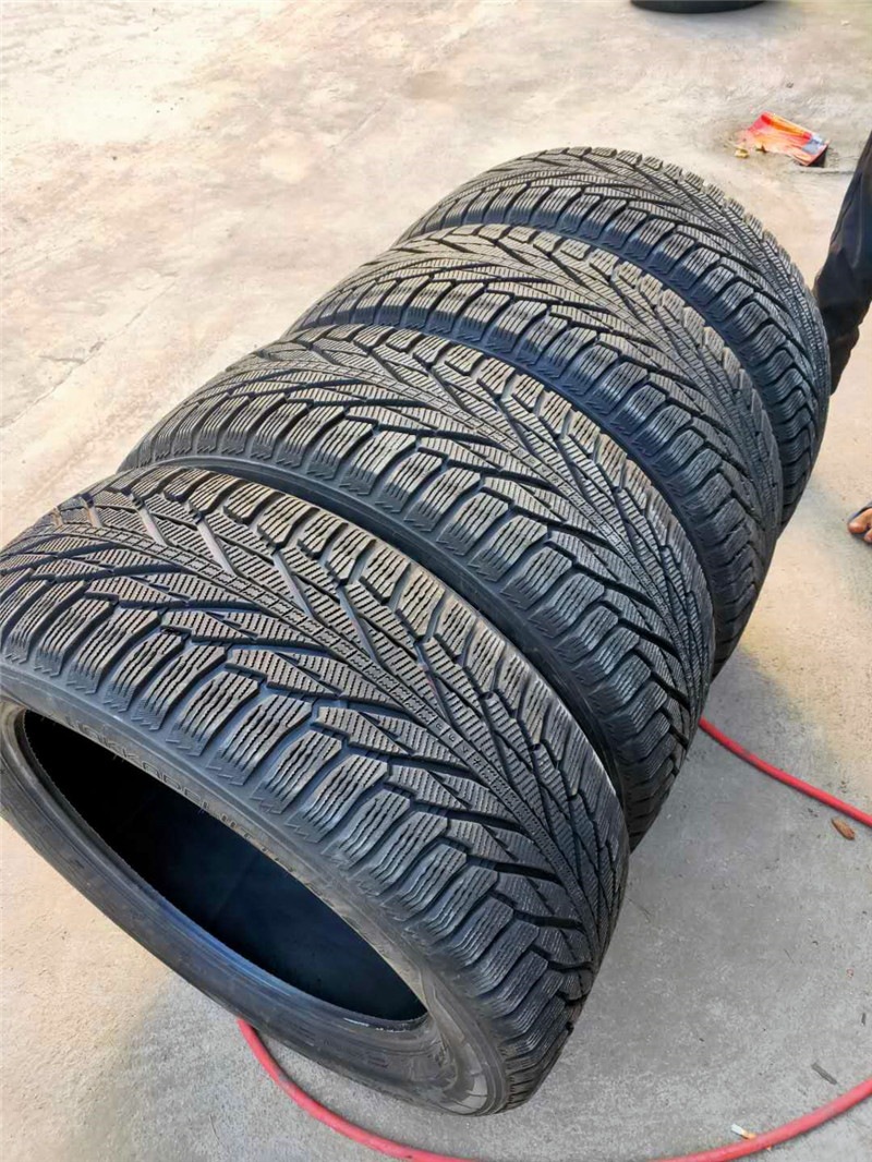 Used car tires, 90% new, sizes 205, 215, 225, 235, 245, 255, 265/45, 50, 55, 60/16