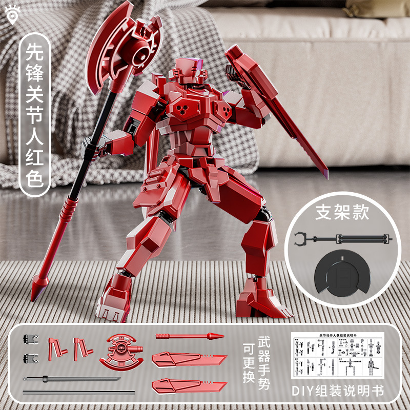 Juguete de modelo multiarticulable multi-mórfico transfronterizo ángel articulado humano descomprimido robot de quinta generación