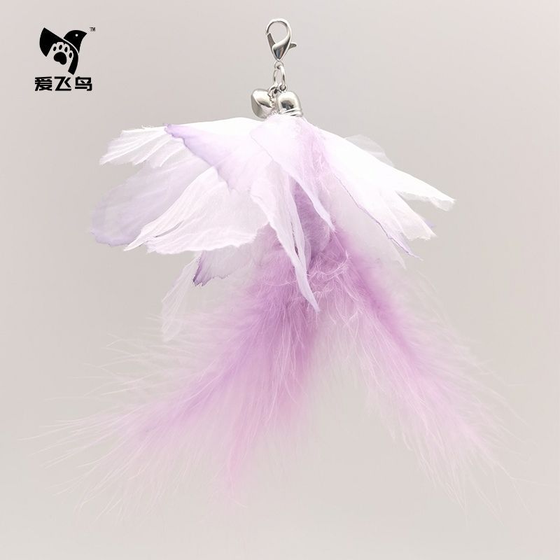 7 색 꽃 보라색 교체 머리