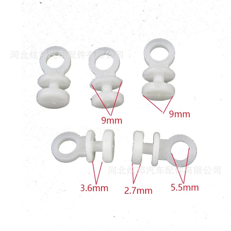 Car Curtain Plastic Buckle, Hanging Ring Hook Plastic Buckle, Curtain Buckle, Track Sliding Bead, Plastic Pulley