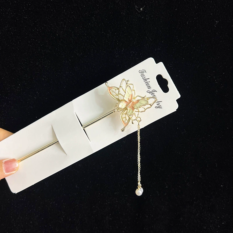 Hairpin Hanfu заколка для волос, орхидея цветочный декоративный аксессуар для волос, простая элегантная китайская стиль