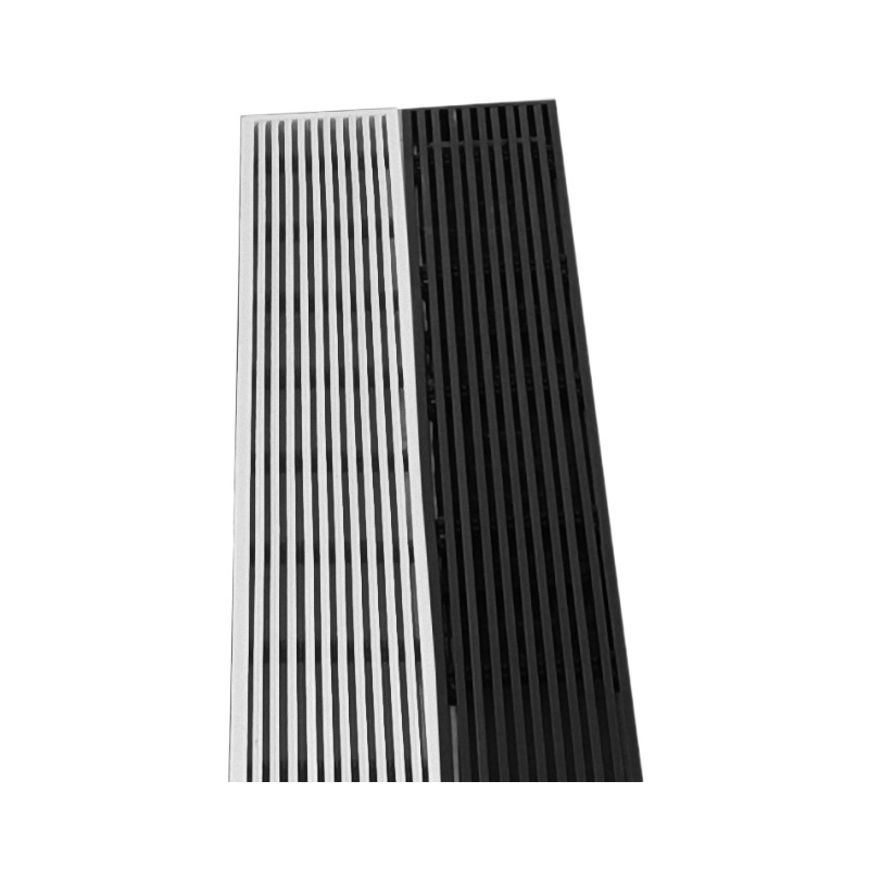 Aluminum alloy grille, long strip return air duct, air duct, ABS minimalist elongated louver air con