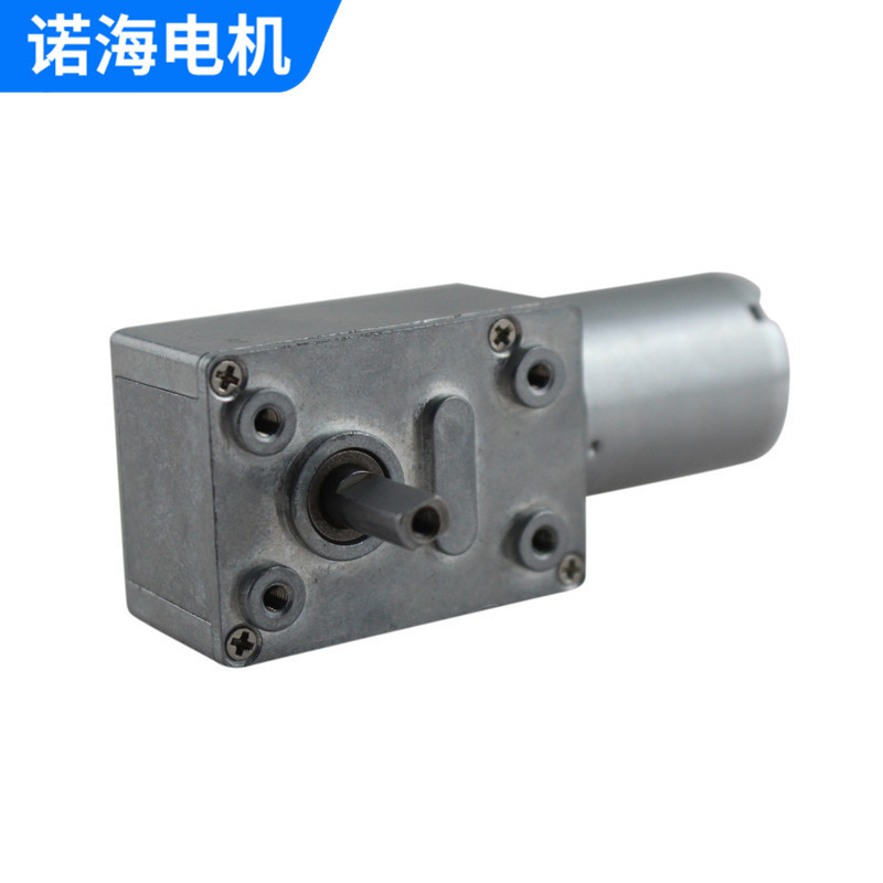 蜗轮蜗杆微型直流减速电机 猫砂盆电机大力矩12V24v直流减速电机