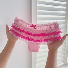 蕾丝内裤可爱立体荷叶边层层蛋糕裤性感内裤女甜美