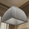 Installation-free quilted mosquito net: light gray-back
