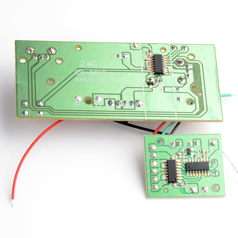 遥控玩具攀爬车电路板2.4g发射板接收板基板线路板设计pcba方案