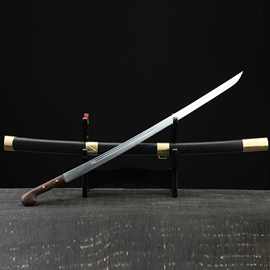 龙泉市刀剑手工锻打花纹钢恰克西俄罗斯军刀指挥刀宝剑收藏未开刃