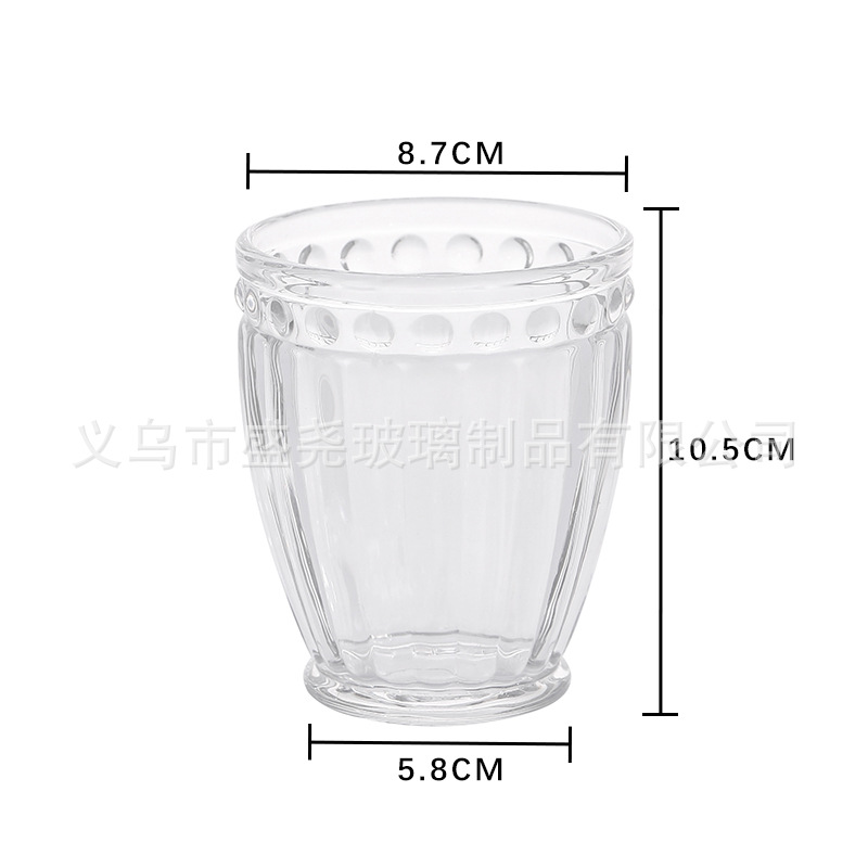 로마 칼럼 낮은 입 컵