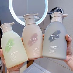 Internet celebrity niacinamide sirloin shampoo, conditioner, shower gel set, long-lasting fragrance, anti-dandruff and oil control