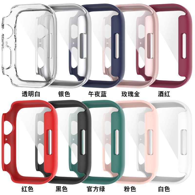 Suitable for Apple Watch 9Th Generation Apple Watch Series7 Protective Case Pc+Tempered Case 41mm 45mm