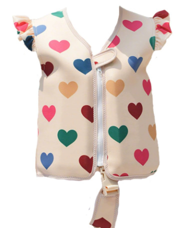 子供用インフレータブル浮力ベスト、女の赤ちゃん、初心者水泳浮力ベスト、ライフジャケット、男女兼用水泳補助具