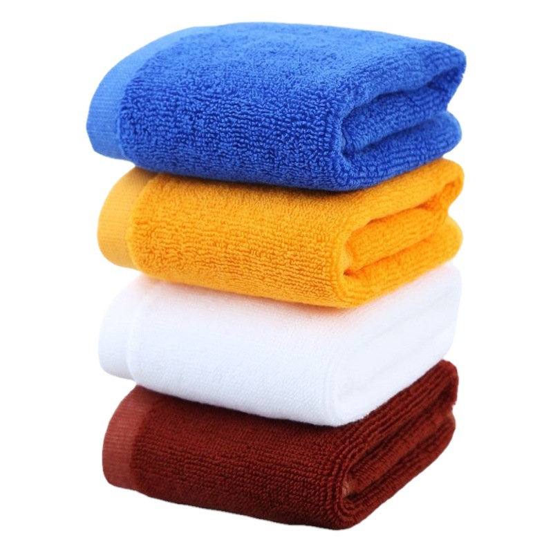 Pure Cotton Square Towel Wholesale Plain Square Towel 30*30 Kindergarten Handkerchief Hotel Napkin Pure Cotton 16 Count White Square Towel