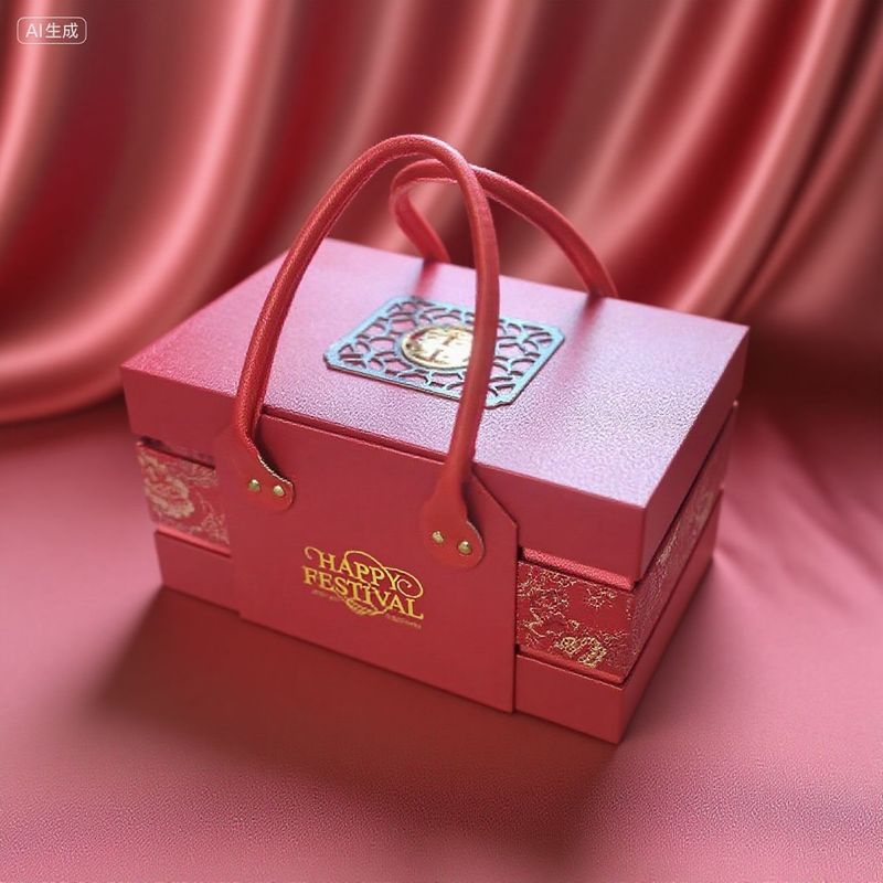 中秋节高端月饼盒中国风月饼盒空盒双层月饼礼盒月饼包装大礼盒|undefined