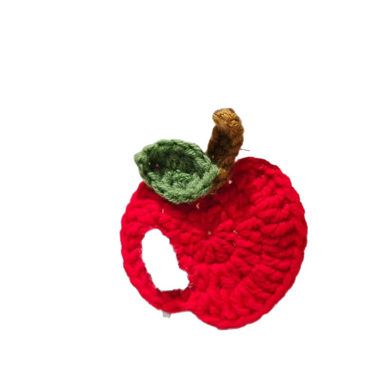 Яблоко, “Green Apple”, мультяшный аксессуар, изделия ручной работы, плетеная ручка, оптом