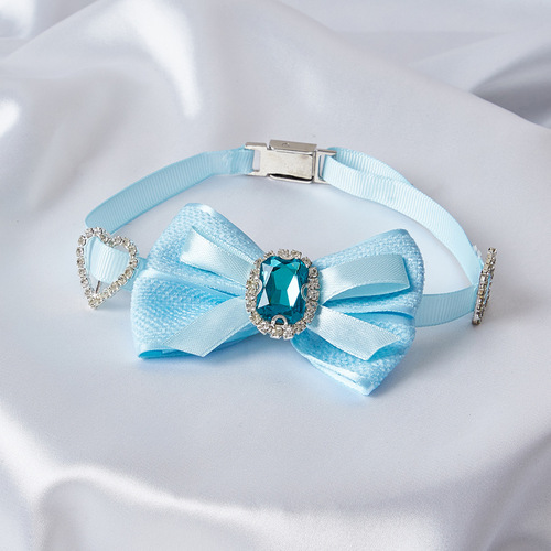 Wedding Dress collar for dog tutu skirt evening birthday party dresses necklace for dog pet supplies wholesale dog collar necklace off small and medium-sized dog collar