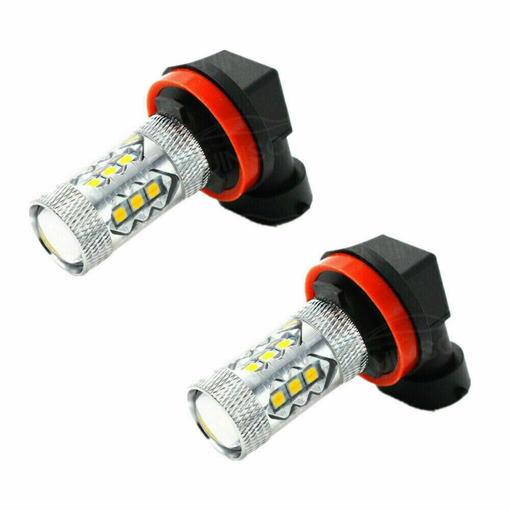 Lámpara de niebla delantera LED H11 H8 H9 80W 2835 LED de alto brillo 80W faro blanco