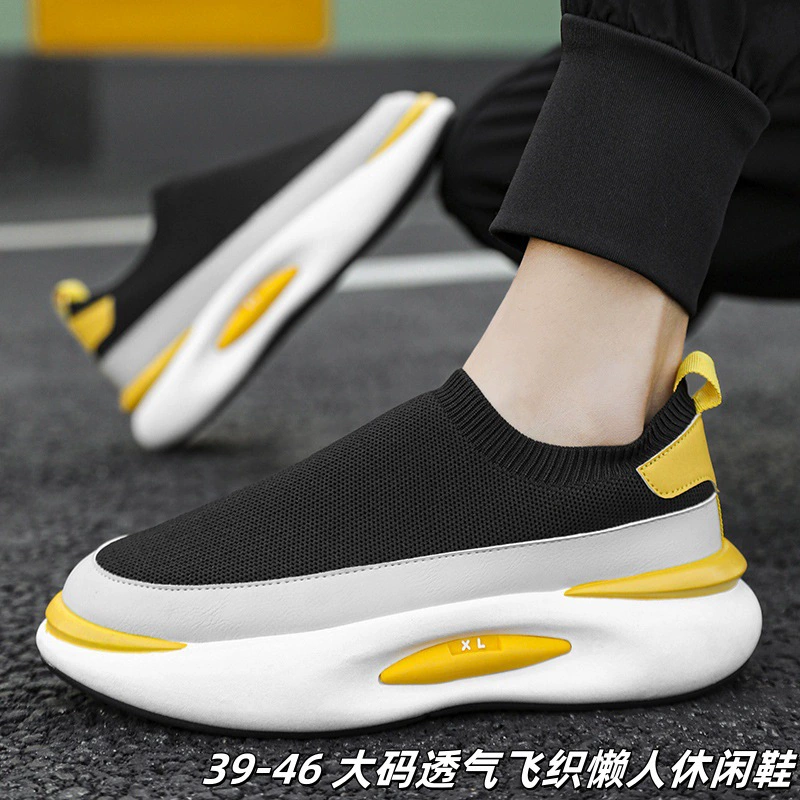 Мужская обувь одна педаль осень новая мужская спортивная повседневная летающая чулка