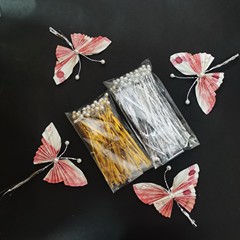 金持ち花針金蝶花桜花束材料バッグ花束花芸装飾プレゼント完成品花心