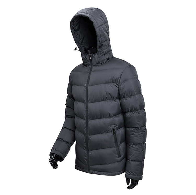 Padded Jacket Men's Loose Hooded Padded Jacket Casual Padded Jacket Men's Jacket_voghion.com