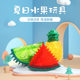 Pet Dog Summer Fruit Water Injection Frozen Toy Cooling Thirst Quenching Squeer Artifact Sound Dental Cleansing Dog Bite Toy