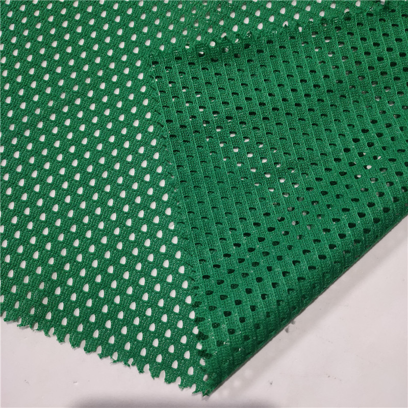 现货批发三角洞洞网布服装里料晒网胚布网眼布六角网量大更优惠