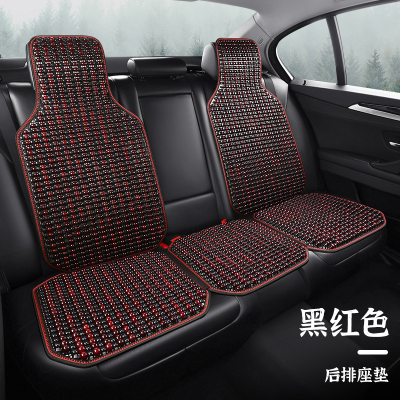 Cuatro estaciones cojín de automóvil universal cojín de verano cojín de perlas de madera transpirable ventilación de verano gran camión