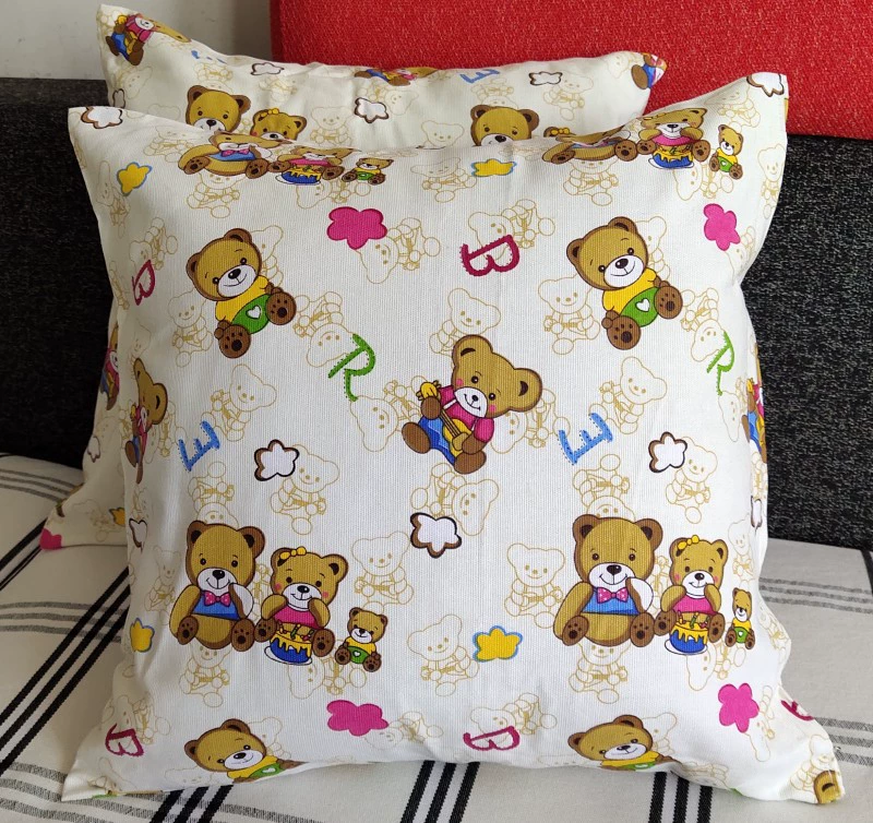 Cotton pillow, pillowcase, square sofa for bed, increased thickness